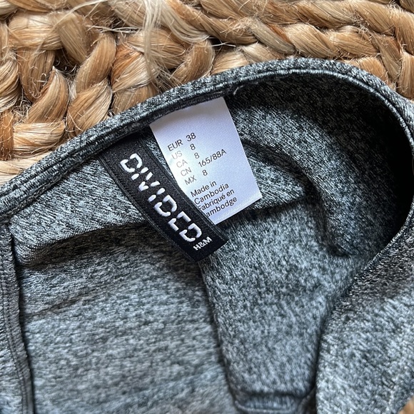 H&M DIVIDED Jersey Dress, Grey, 8 - Picture 2 of 3